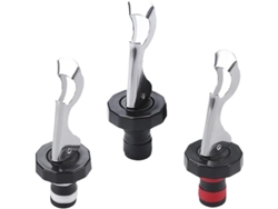 3 Tapones De Silicona Reutilizables Para Botellas De Vino Con Cierre Hermético Al Vacío Para La Refrigeración De Vino Y Cerveza.
