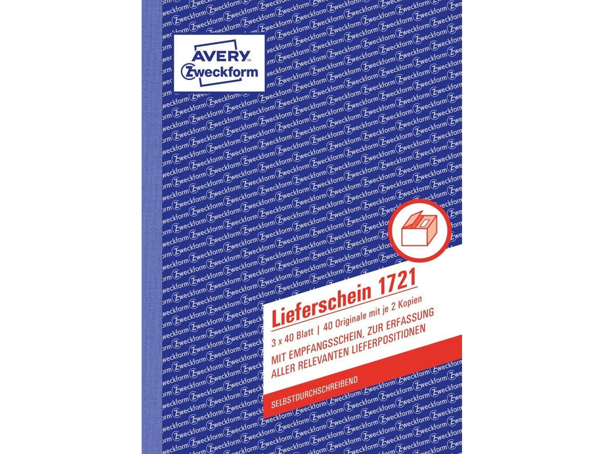 Cuaderno de Contabilidad AVERY 1721 (A5 - 40 Paginas)