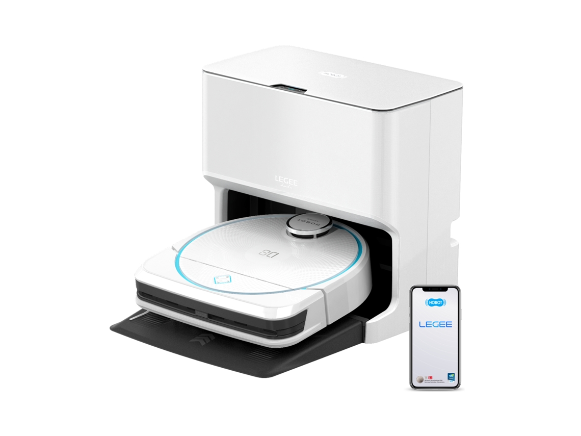 Robot Friegasuelos Aspirador con Base externa de limpieza Hobot Legee-D8 Pro
