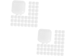 Nuobesty Juego De 2 Cajas Para Guardar Pendientes, Pequeños Contenedores Para Joyas.