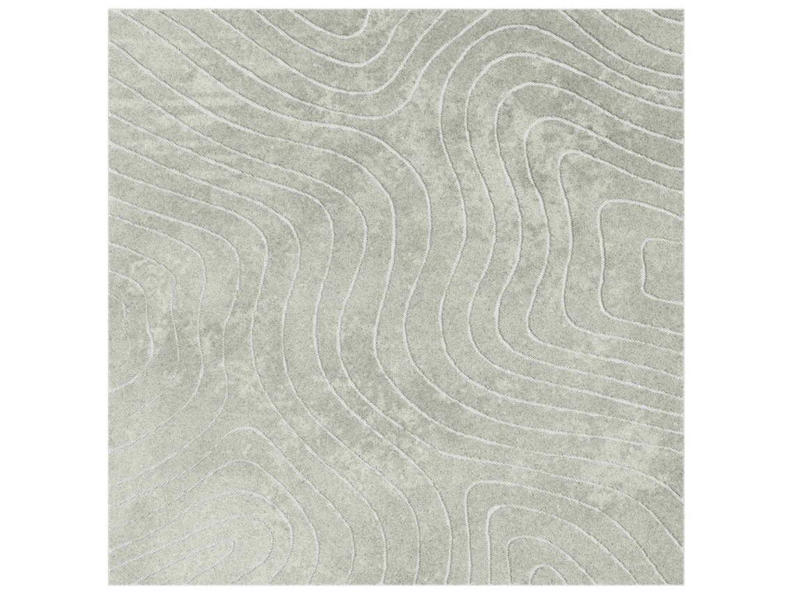 Alfombras De Área Cuadrado Palmeras Verde 240 X 240 Cm