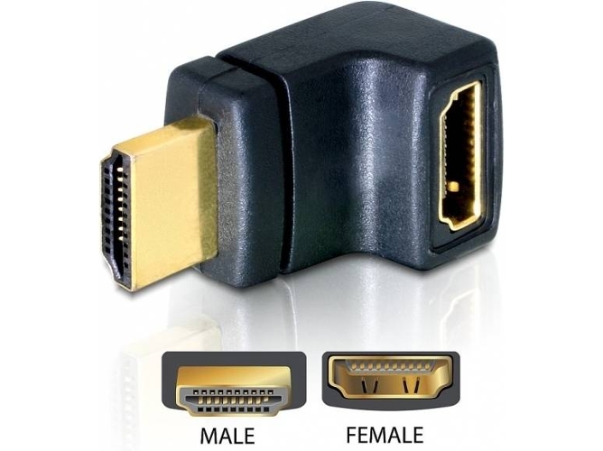 Cable HDMI DELOCK (HDMI - Negro)