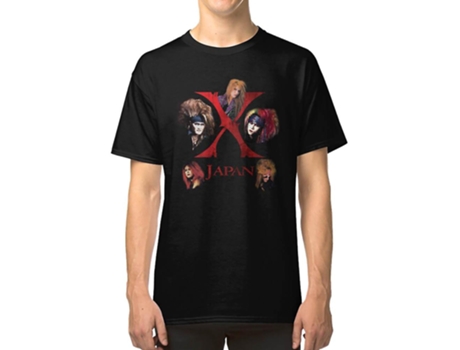 Camiseta ROCKINSTONE X Japan Classic 1988 Including Taiji Algodón para Hombre (S)