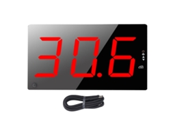 Medidor De Nivel De Sonido Digital De Pared Con Pantalla Lcd Grande 30-130db