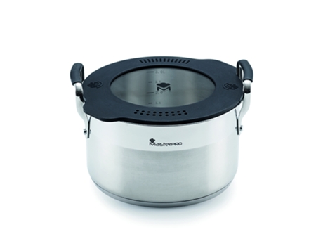 Cazuela de Acero Inoxidable con Tapa 20 cm Smart Mp MASTERPRO