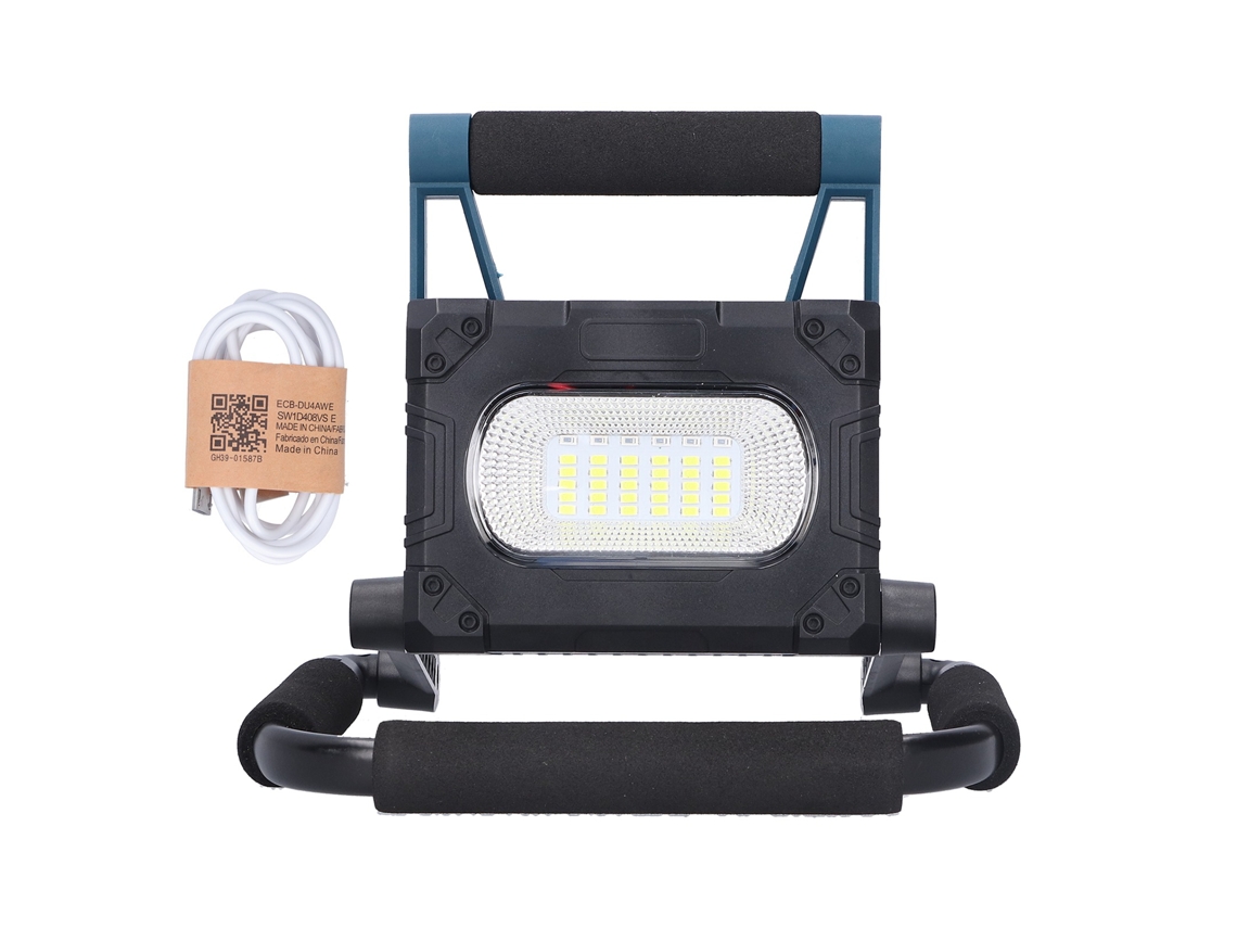 Rebe-lámpara Solar Portátil 30w 36led Con Imán, Recargable Por Usb, Multifunción Para Camping, Emergencia Y Trabajo