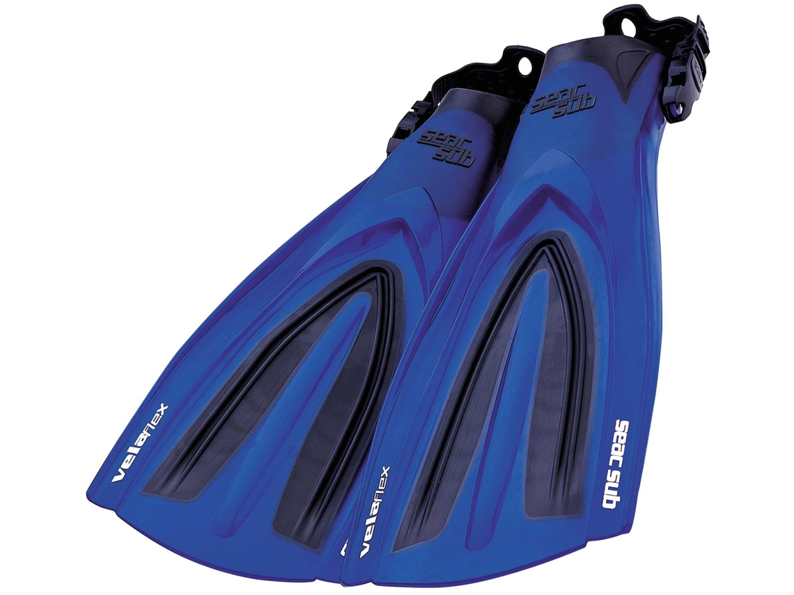 Aletas Seac Sub Vela Flex Azul/Negro Talla S/M Seac