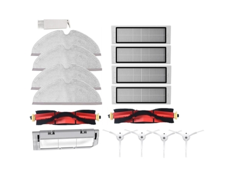 Cepillo principal, cepillo lateral, paño de limpieza para Xiaomi Roborock S5Max/S50/S55/S6/S60/S4/S5/S6Max/E4, accesorios para aspiradoras