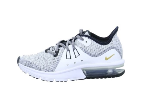 Tenis Deportivas NIKE Air Max Sequent 3 Gs Mujer (Blanco -Material Sintético -35,5)