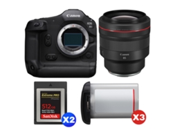 Canon Eos R1 + Rf 85mm F/1.2 L Usm + 2 Sandisk 512gb Extreme Pro Cfexpress Type B + 3 Canon Lp-e19 + Ebook “20 Consejos Para Fotos Que Impactan”