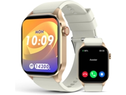 Reloj inteligente con infrarrojos, monitor de oxígeno en sangre, pantalla AMOLED de 2,04 pulgadas, monitor de frecuencia cardíaca y presión arterial - Yunzii