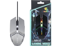 Ratón YELANDAR M60 (Cabo USB - Negro)