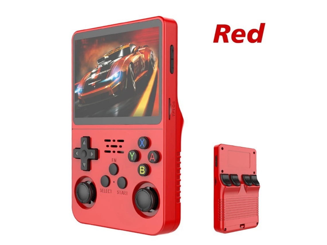 Consola de juegos portátil retro R36s - Pantalla de 3,5 pulgadas - Sistema Linux - Versión de 64 bits