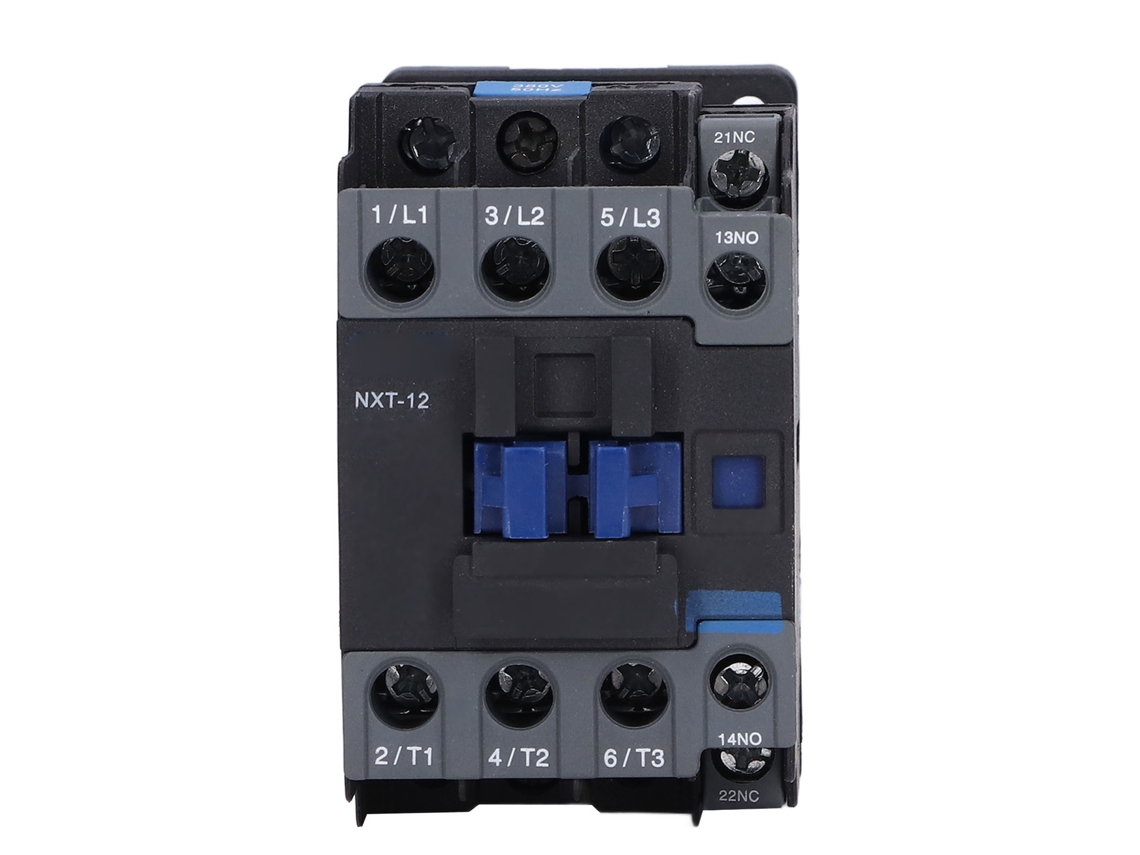 Contactor De Ca De 380 V Y 12 A Para Control De Circuitos Industriales Y Residenciales Con Montaje En Riel Din.