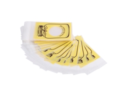 100 Bolsas De Plástico Para Dulces, Ideales Para Fiestas, Cumpleaños, Bodas, Galletas Y Bizcochos, Color Amarillo.