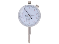 Indicador De Cuadrante De 0-10 Mm, Precisión De 0,01 Mm, Ligero Con Cubierta De Aluminio Para Mediciones Mecánicas.