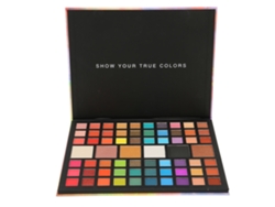 Paleta de sombras de ojos Langmanni de 66 colores, 75 g, mezcla mate y brillante, Sunflare