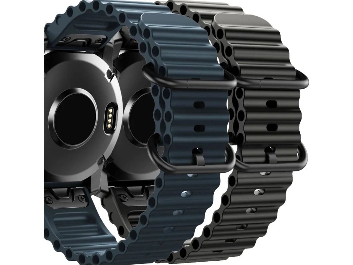 Pack de 2 pulseras ORYSIN Ocean Waves para Garmin Descent G1