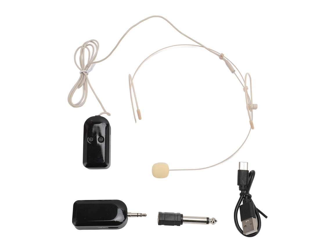 Auriculares Con Micrófono Inalámbrico, Batería De 6 Horas, Conexión Automática, Ligeros Y Cómodos Para La Enseñanza, La Grabación Y El Uso Con Teléfonos Móviles.