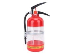 Dispensador Portátil De Bebidas De Plástico De 2 Litros Con Forma De Extintor Para Bares, Restaurantes, Hoteles Y Karaokes.