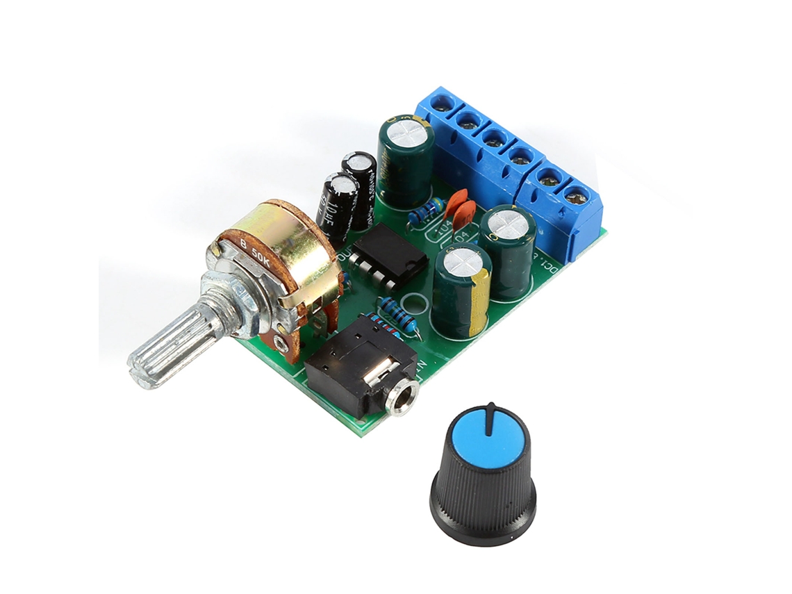 Módulo Amplificador Estéreo 2 Canales Tda2822m 1.8-12v Con Jack 3.5mm Placa De Audio