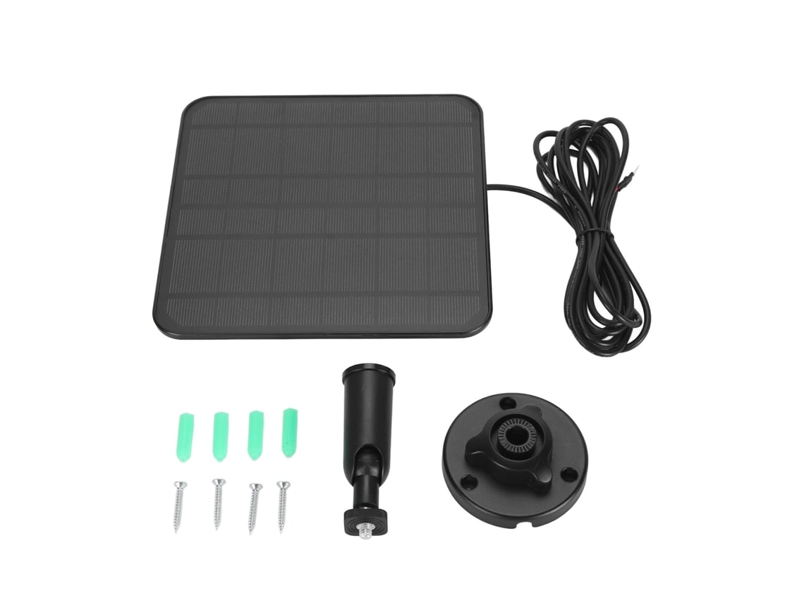 Panel solar de 12 W para timbre IP66 con soporte ajustable de 360°, cargador para timbres de video CSP5W de 2, 3 y 4 pulgadas.