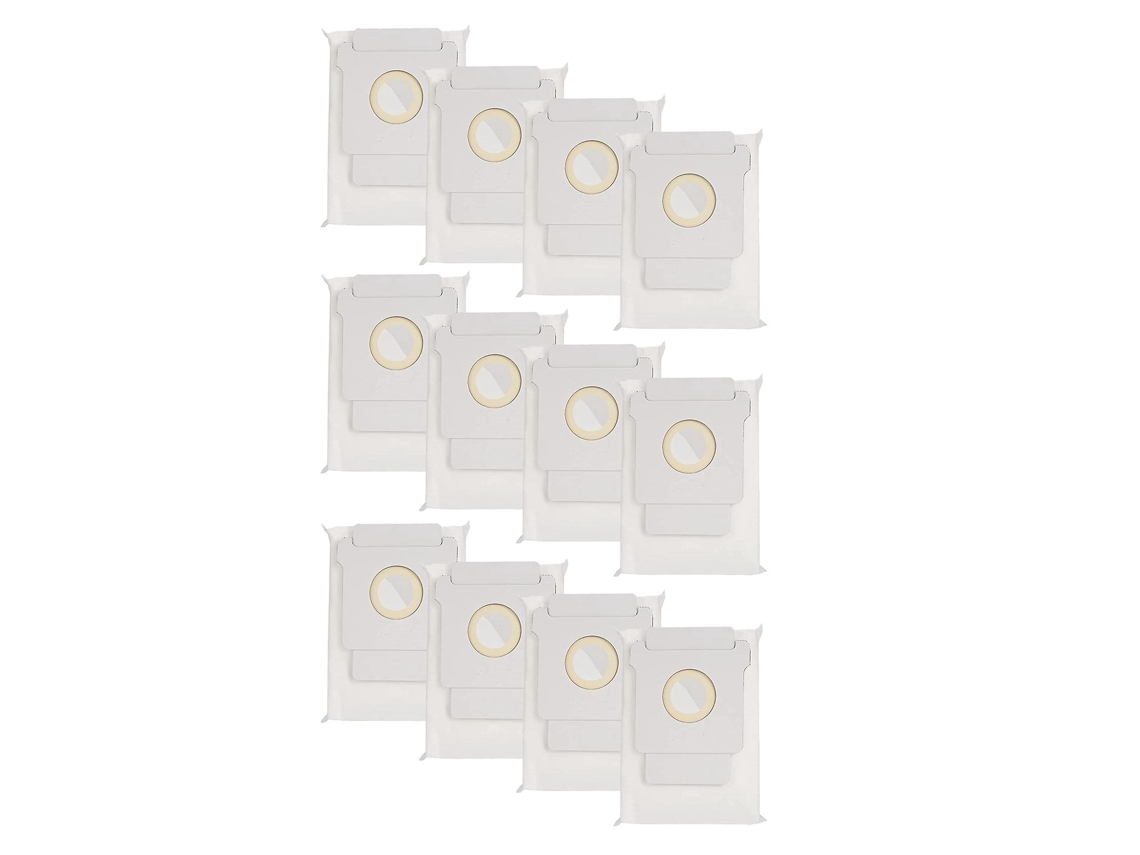 Pacote com 12 sacos de pó para peças irobot roomba i7 e5 e6 s9 i e s series