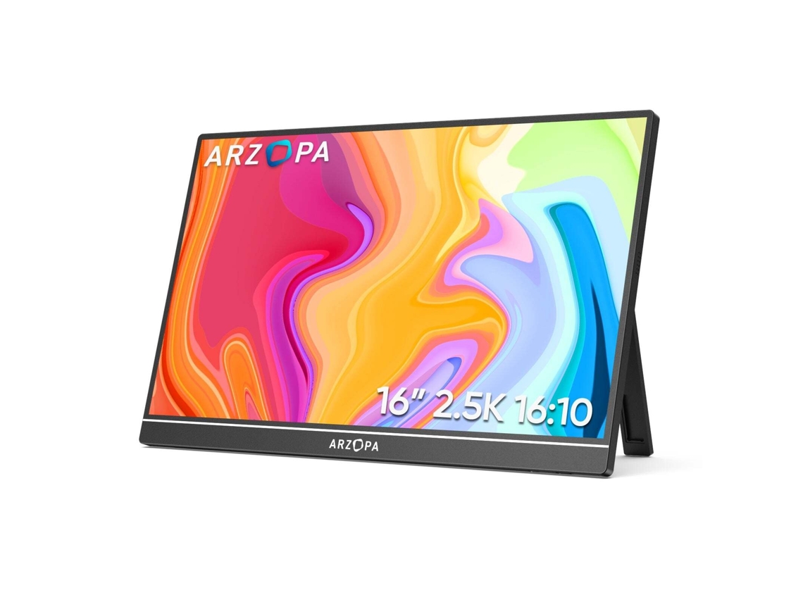 Monitor Portátil - Arzopa Z1rc, 16 ", 2.5k,full-hd, 1 Ms, Black