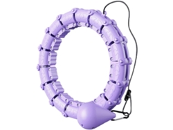 Cinturón de hula-hula morado 2 en 1, extraíble, circunferencia de cintura 127 cm, compacto, recargable, uso diario, higiénico STELASPLEN
