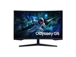 Monitor Gaming SAMSUNG Odyssey G5 S32CG554EU (Negro - LED - HDR10 - VA - AMD FreeSync - Flicker free - 32" - Quad HD - Wide Quad HD - 1 ms)