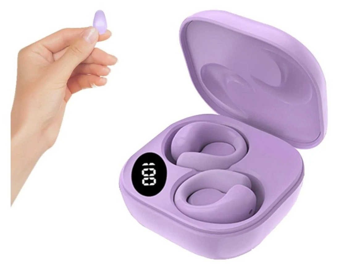Auriculares Sem Condução Óssea Yizhood Bluetooth Morado