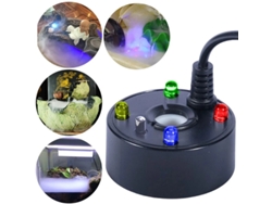Generador De Niebla Con 4 Led Para Estanques, Para Fuentes Y Acuarios, Color Negro,chrui