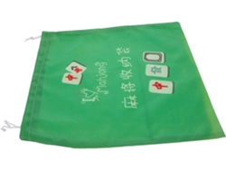 Bolsa Portátil Para Guardar Fichas De Mahjong Con Cordón Ajustable.