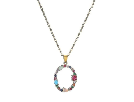 Colorido collar de la carta de cristal para niña para niña