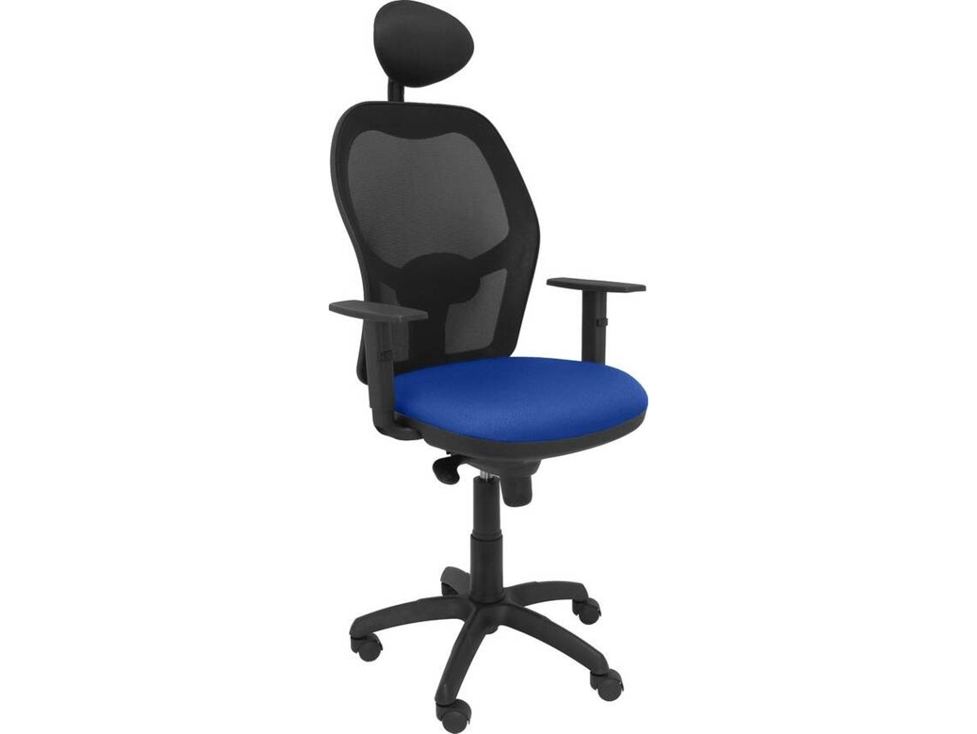 Silla de Escritorio Operativa PYC Jorquera C Azul N (Brazos Ajustables - Malla)