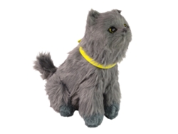 Gatito de peluche interactivo con pelaje suave: acaricia su cabeza y aprende sus funciones B.active