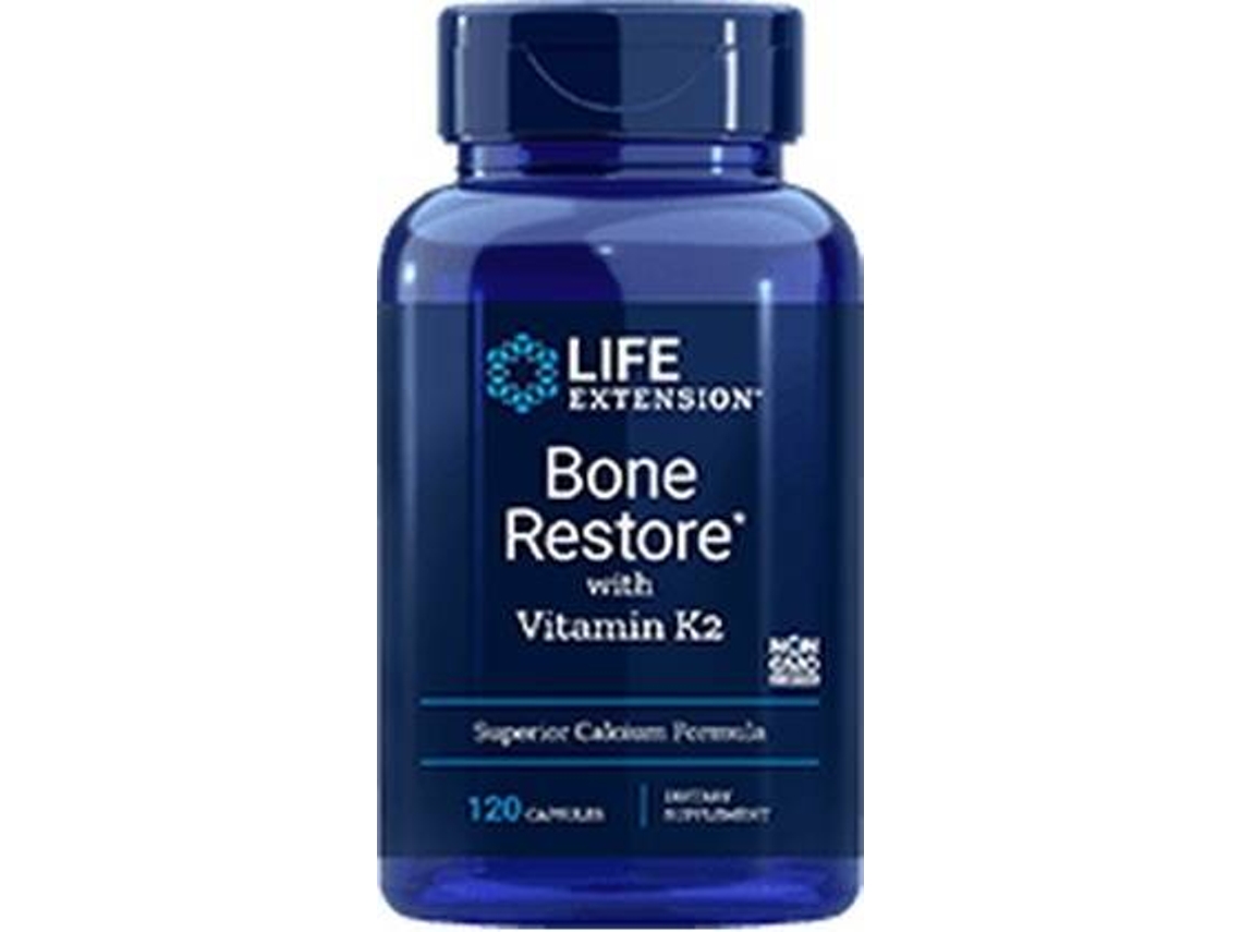 Complemento Alimentar LIFE EXTENSION Restauração Óssea Com Vitamina K (120 cápsulas)