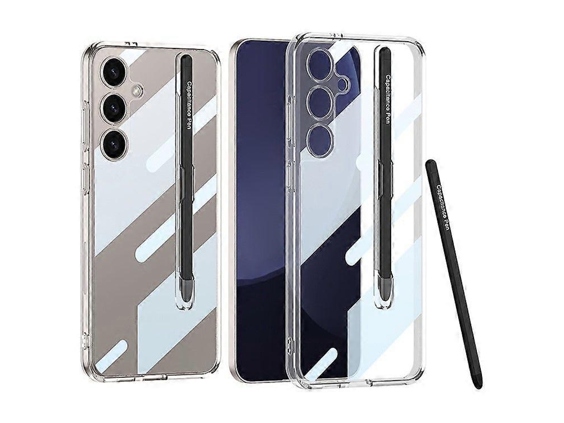 Funda Para Samsung Galaxy S25 (plus), Tpu Transparente A Prueba De Golpes Con Lápiz Óptico