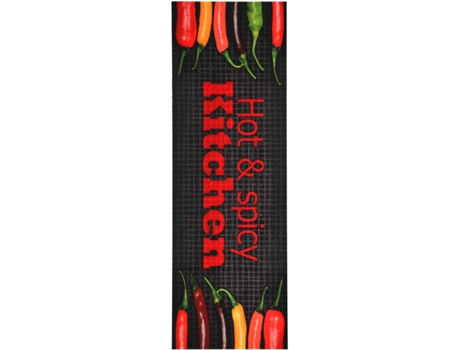 vidaXL Alfombra de cocina lavable Hot&Spicy 60x180 cm