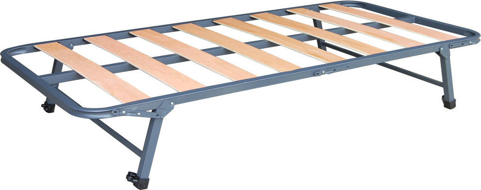 Somier COLCHUM Nido (Gris - Hierro y Madera - Compatible con Colchón: 105x190 cm)