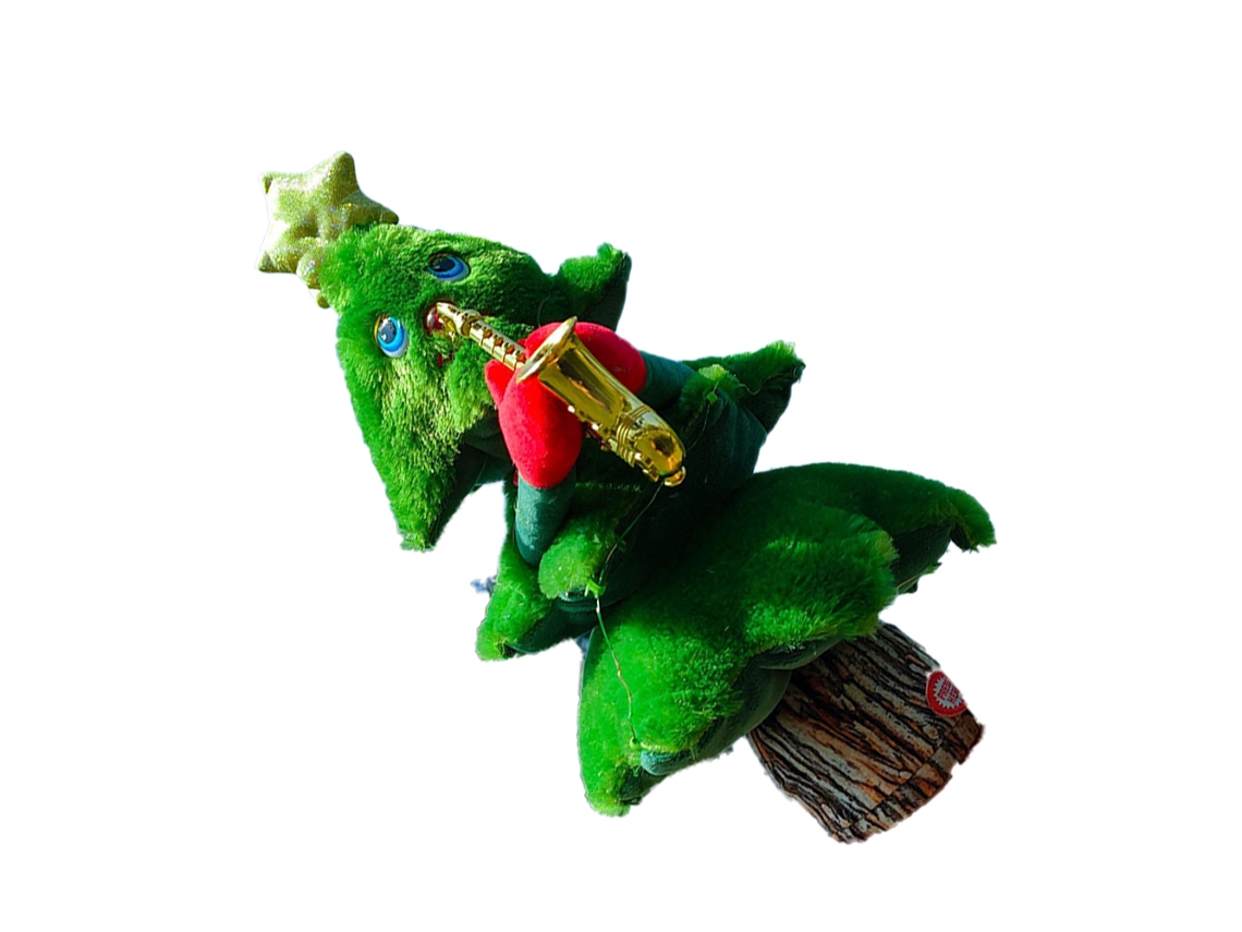 Árbol de Navidad con Saxofón, Juguete Eléctrico con Música y Luces NEVEANCE