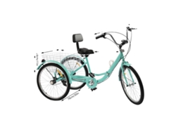 Triciclo para adultos, 3 ruedas, sistema de frenos en V, transmisión de 7 velocidades, OEM ecológico
