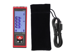 Medidor De Distancia Láser Portátil Lm40b De 40 M/131,2 Pies Con Calibración Automática Y Apagado Automático.