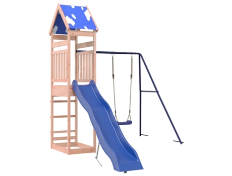 Parque Infantil De Exterior VIDAXL Marrón Madera