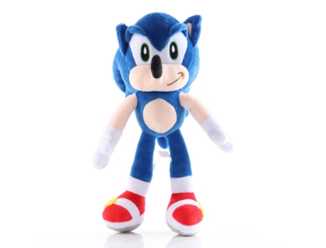 Animal de Dibujos Animados Suave, Muñeco de Peluche Sónico Relleno, Para Bebé 28Cm Azul Sonic