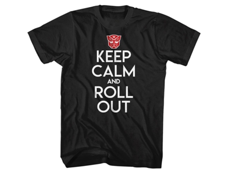 Camiseta ROCKINSTONE Autobots Keep Calm And Roll Out Transformers (XXXL)