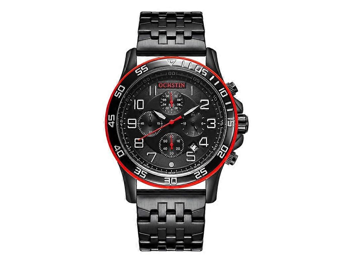 Reloj multifuncional de cuarzo para hombre Ochstin 7258 con brazalete de acero.
