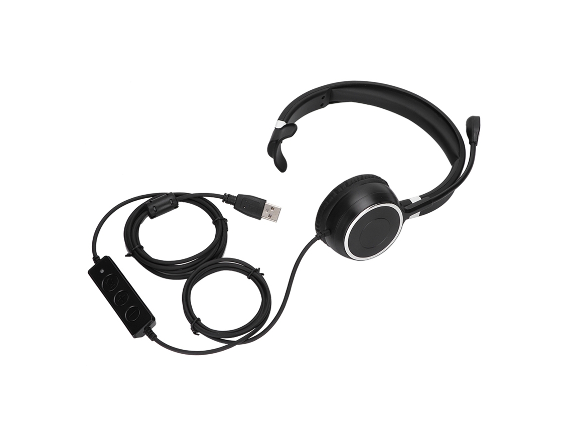 Auriculares para centro de llamadas (conectividad USB, control por cable)