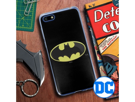 Funda para Honor, Huawei Y5 2018, Honor 7S, Y5 DC COMICS Silicona Negro