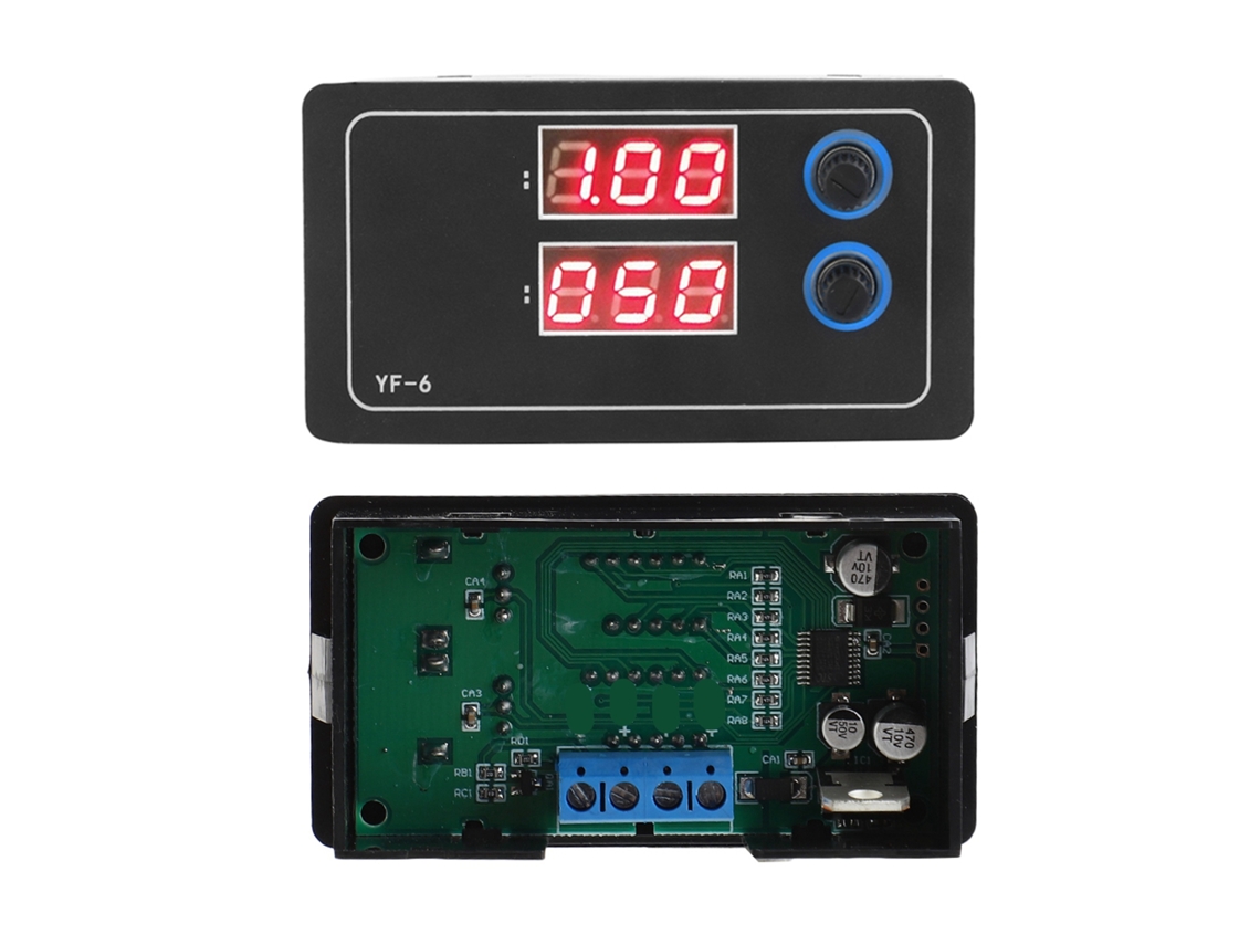 Módulo Generador De Señal Pwm De Onda Cuadrada Rectangular Con Pantalla Lcd, 1 Hz-100 Khz, 3,3 V-20 V.